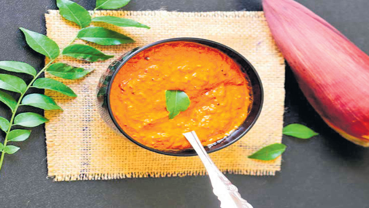 Banana Flower ఆహా.. అరటిపువ్వు banana flower recipe mvs