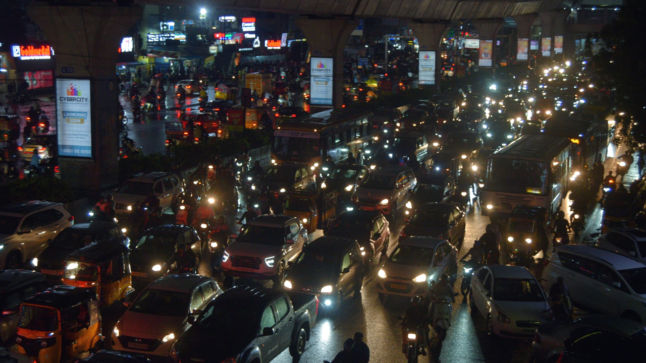 Heavy Rain in Hyderabad 