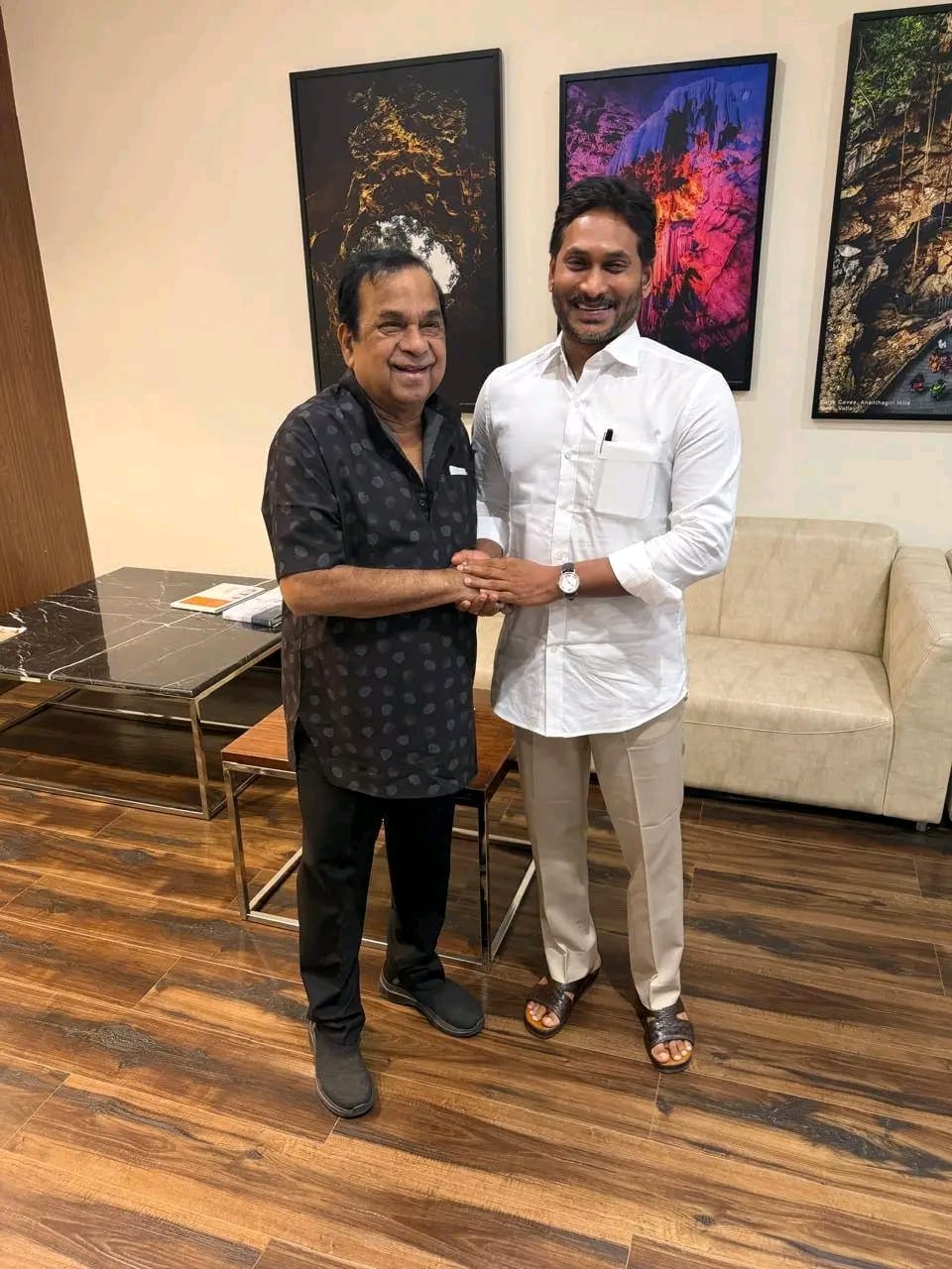 Brahmanandam YS Jagan 