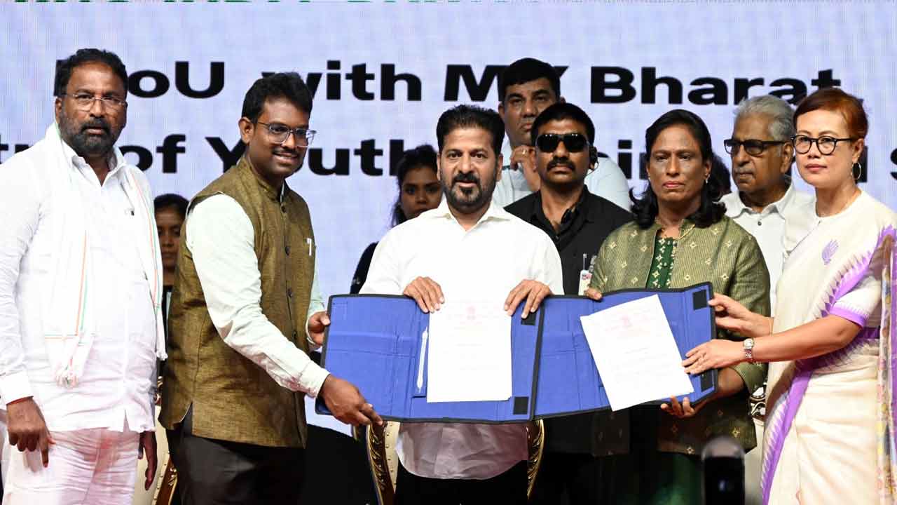 CM Revanth Reddy Inaugurates Young India Physical Education University 