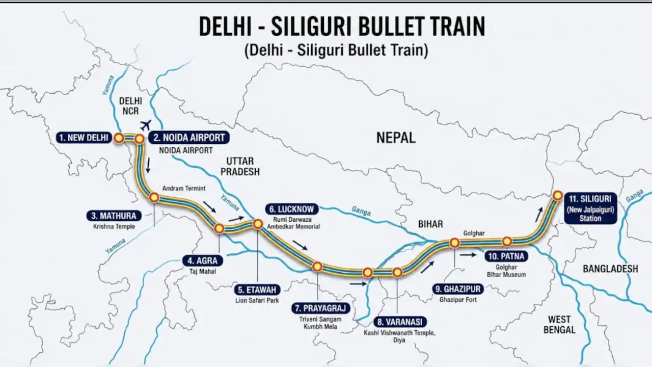 Delhi-Siligiri Bullet Train.webp