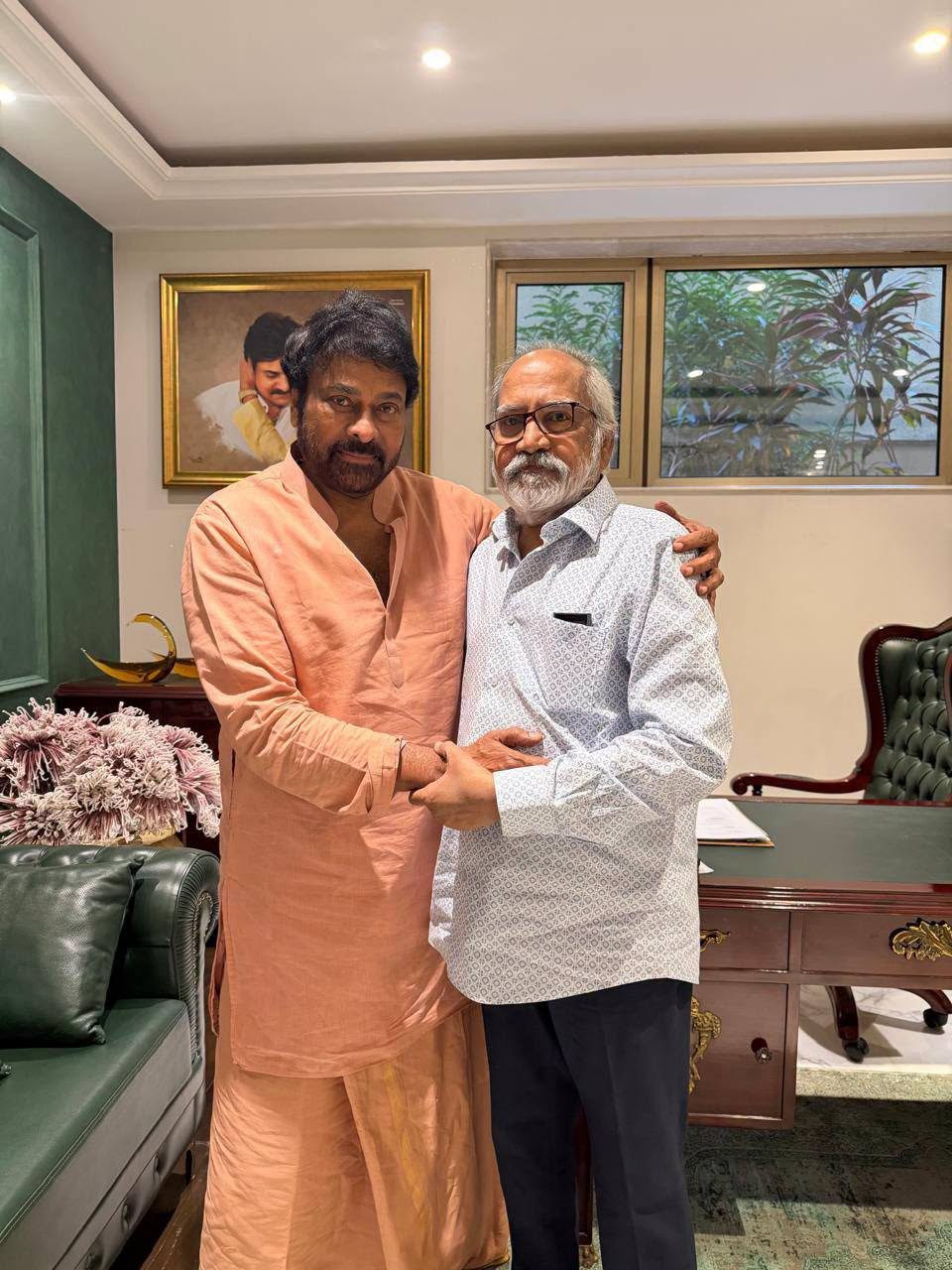 GVN WIth Chiranjeevi 