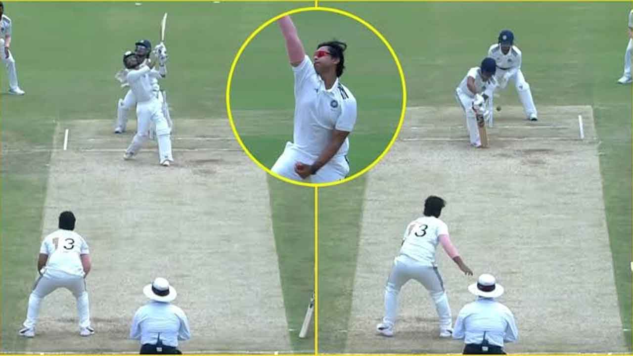 Vaibhav Suryavanshi bowling