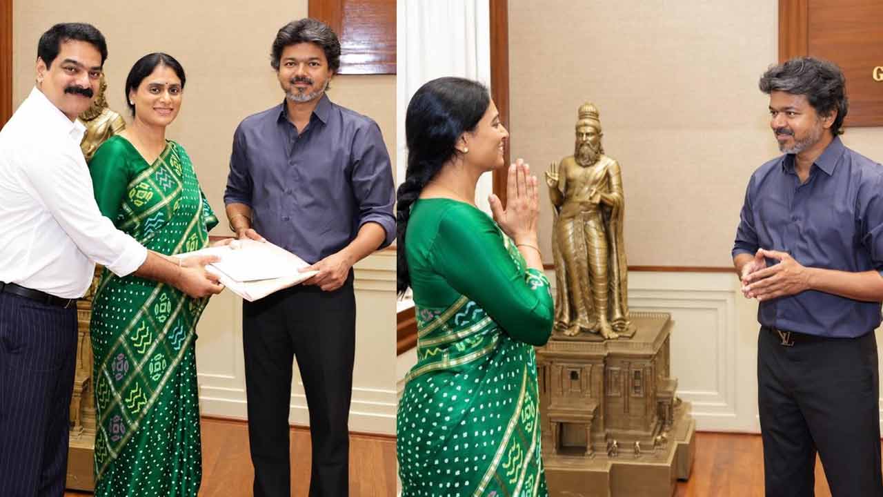 YS Sharmila, VIJAY